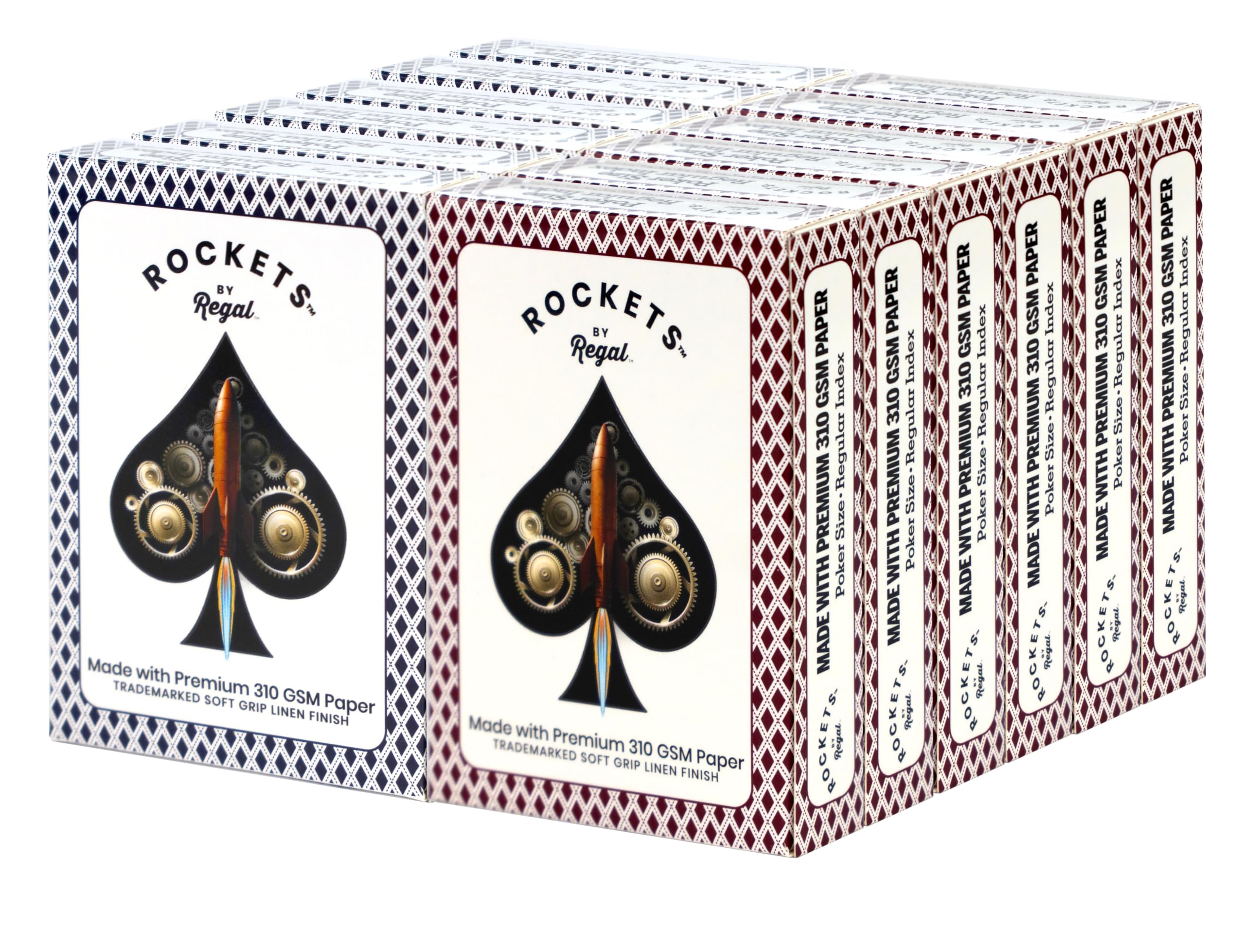 Amazon.com: Regal Games [12 Decks] Rockets Bulk Playing Cards Set